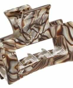 Francés Luxe Recorte Rectángulo Garra Pinza - Ónix