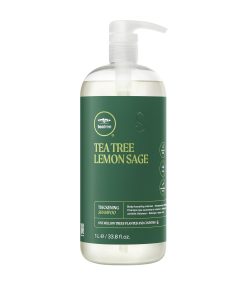 Shampoo Tea Tree Lemon Sage Thickening, Aporta Volumen y