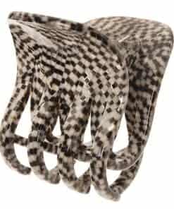 Francia Luxe Doble Garra Clip de Dientes - Opera Plata - 1