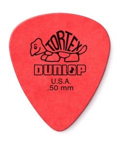 Dunlop Tortex Standard, 0.50mm, Púa de Guitarra Roja, 72