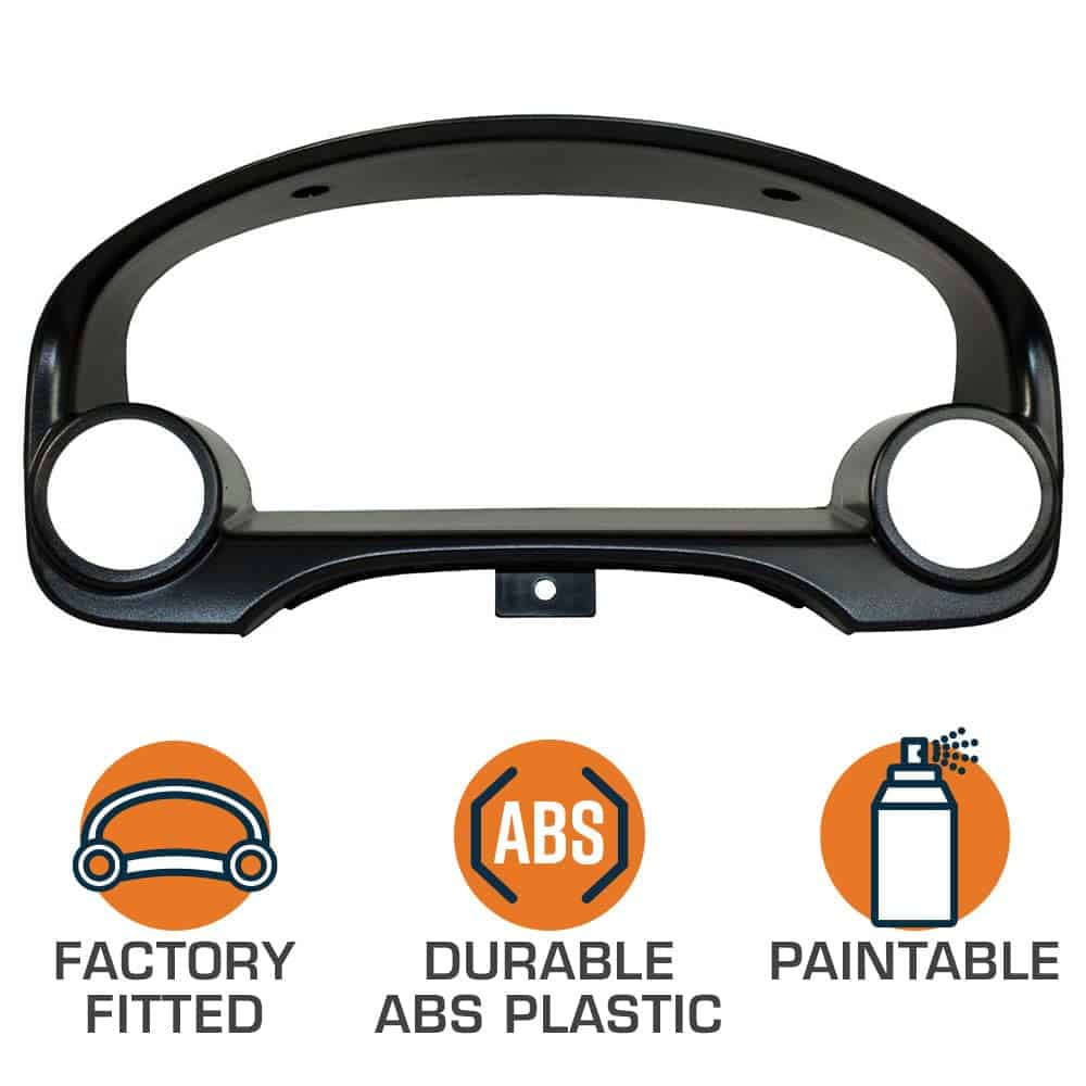 Pod de medidores dobles GlowShift negro compatible con - Imagen 4