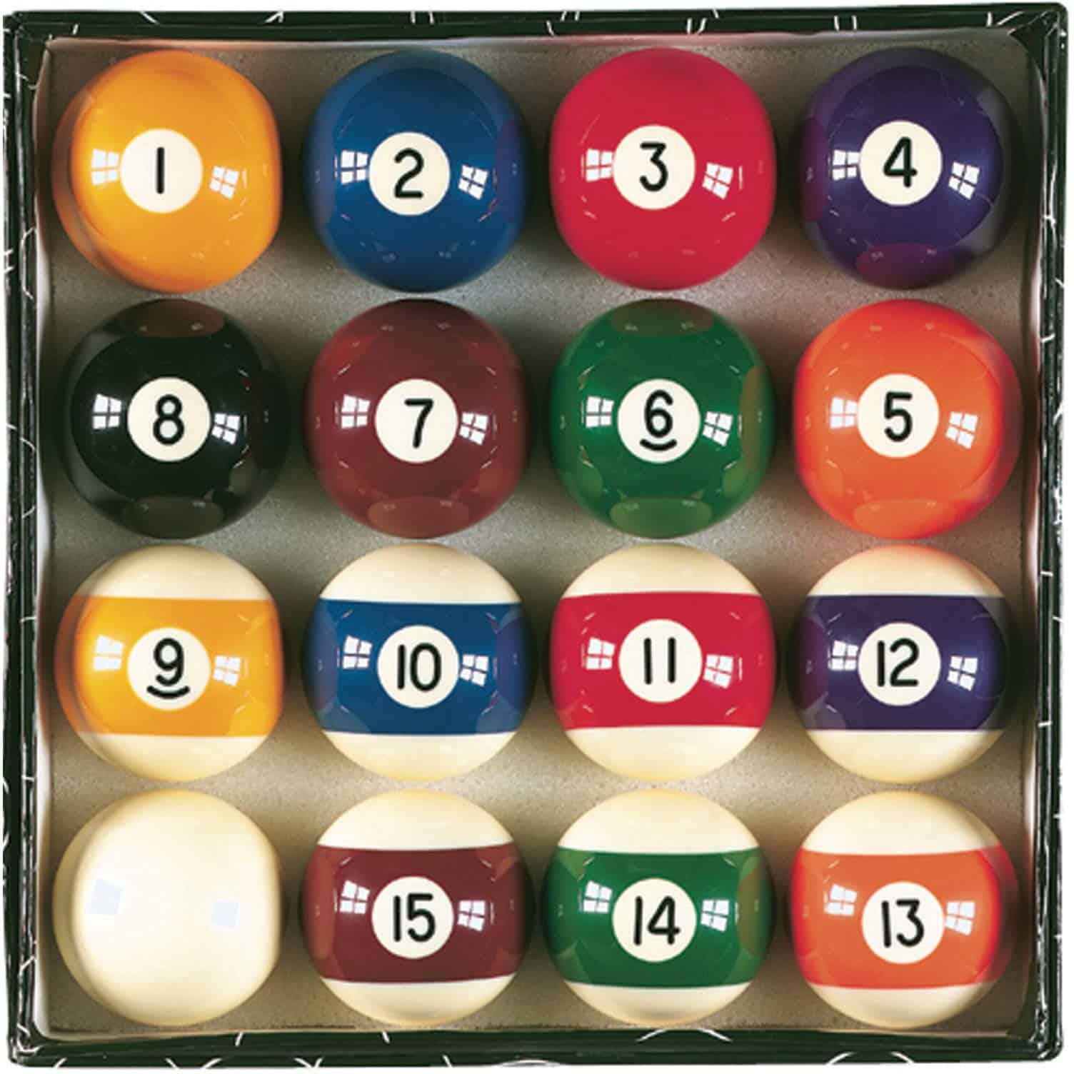 Conjunto Completo de 16 Bolas de Billar de Tamaño
