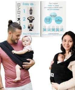 Portabebé Original Baby K'tan: -Negro