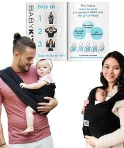 Portabebé Original Baby K'tan: -Negro