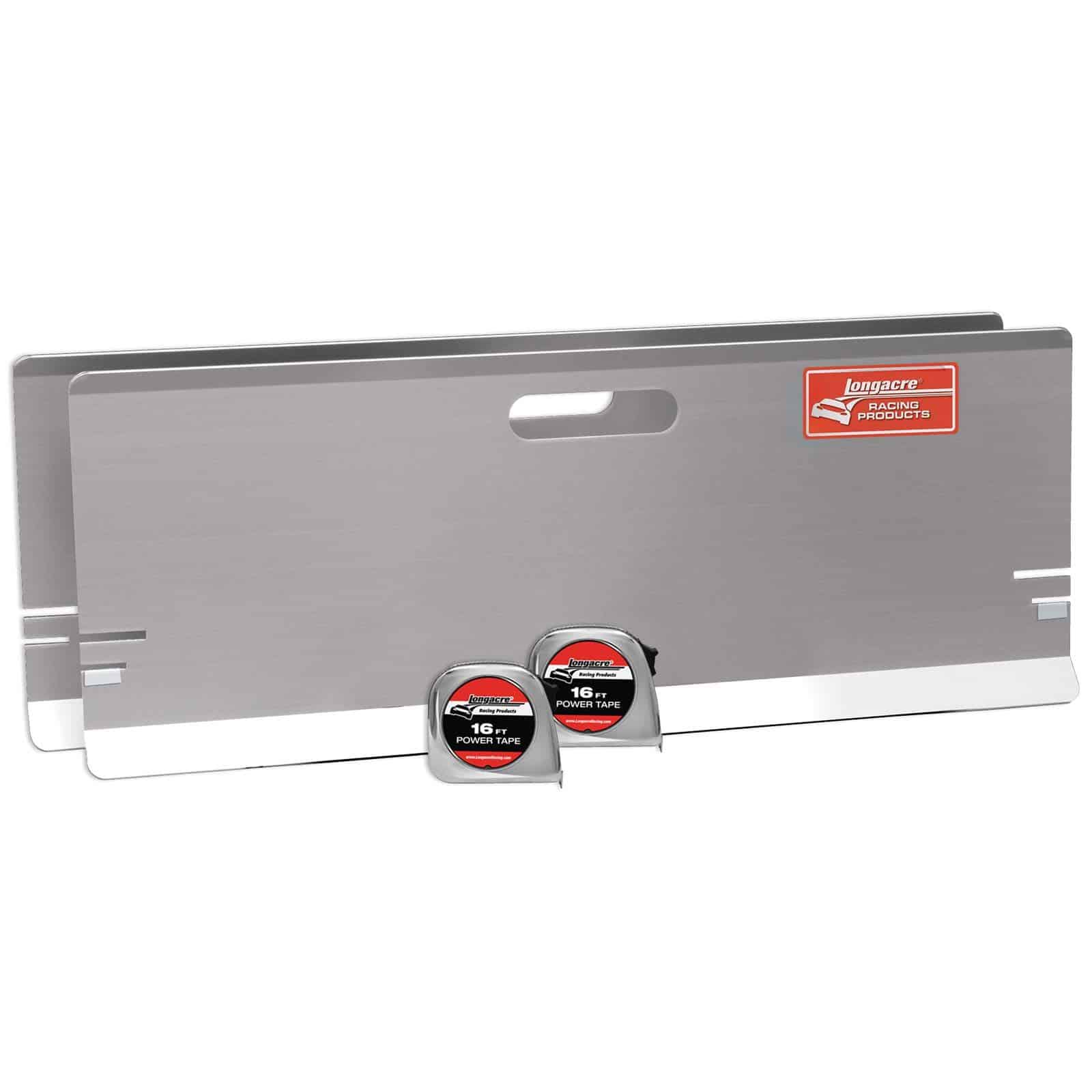 Longacre Racing 79501 Placas de Aluminio para la Corrección