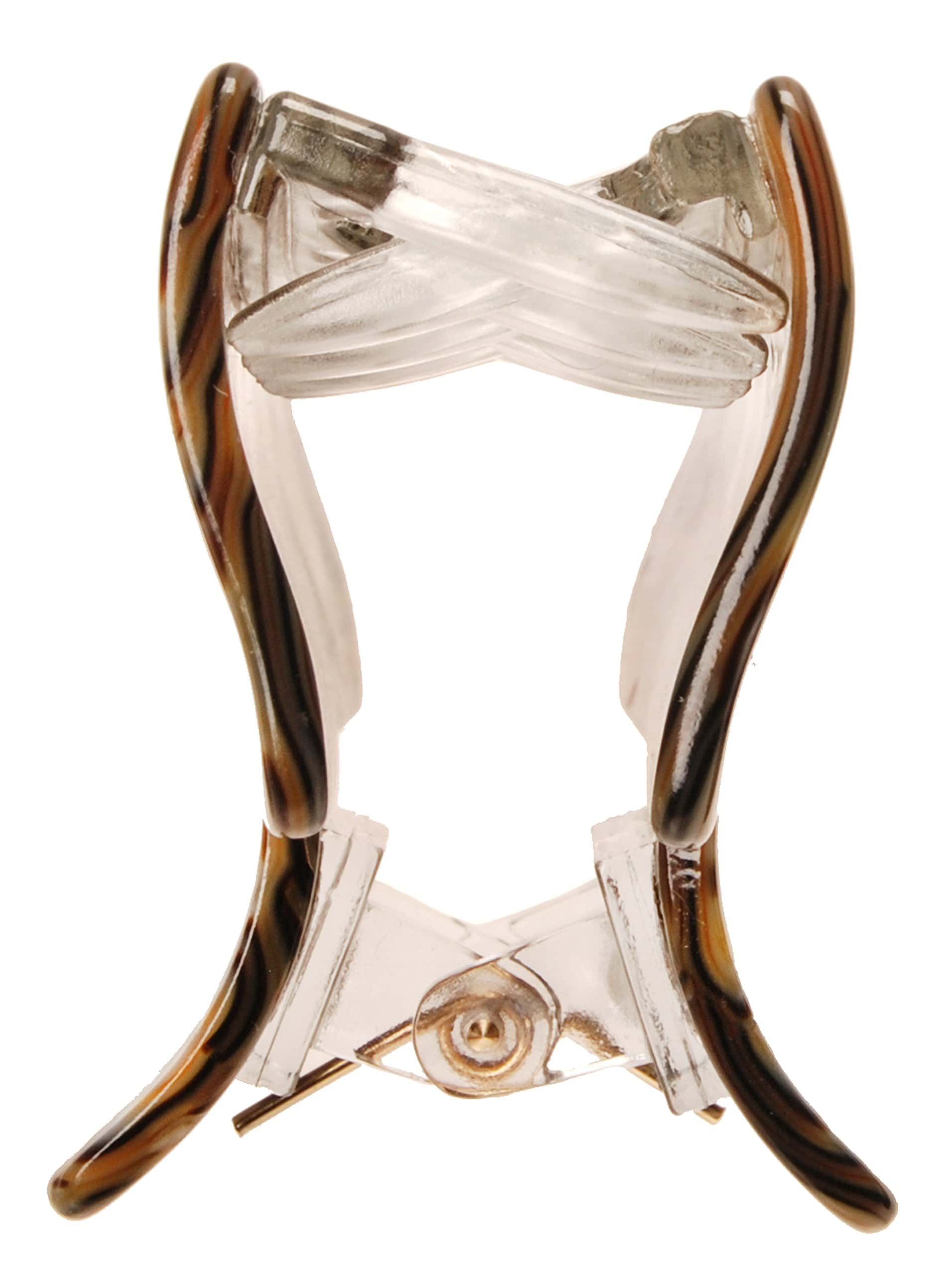 France Luxe Large Solid Rectangle Claw Clip - Onyx - Imagen 3