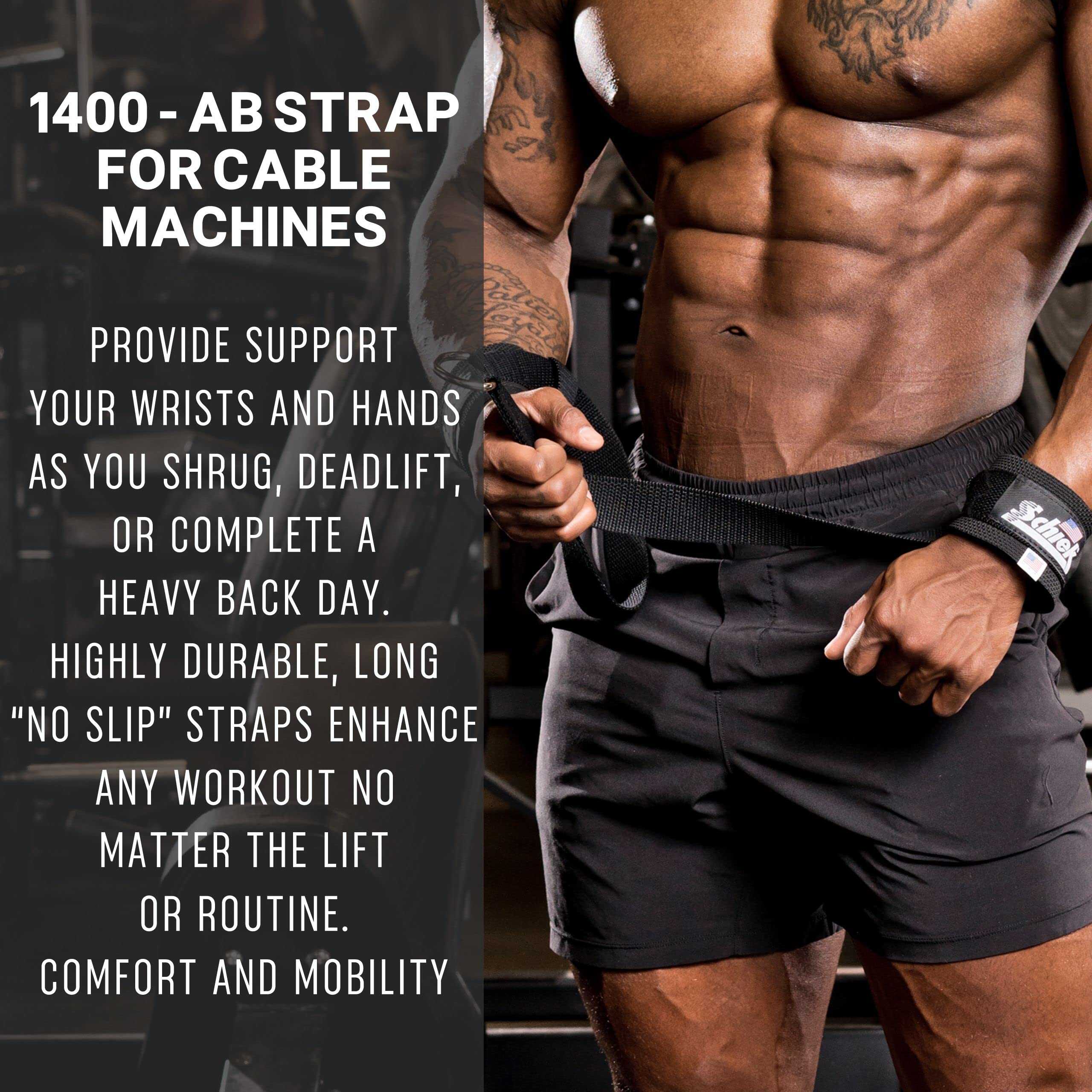 Schiek Ab Strap for Cable Machines - Tiras de abdominales - Imagen 7