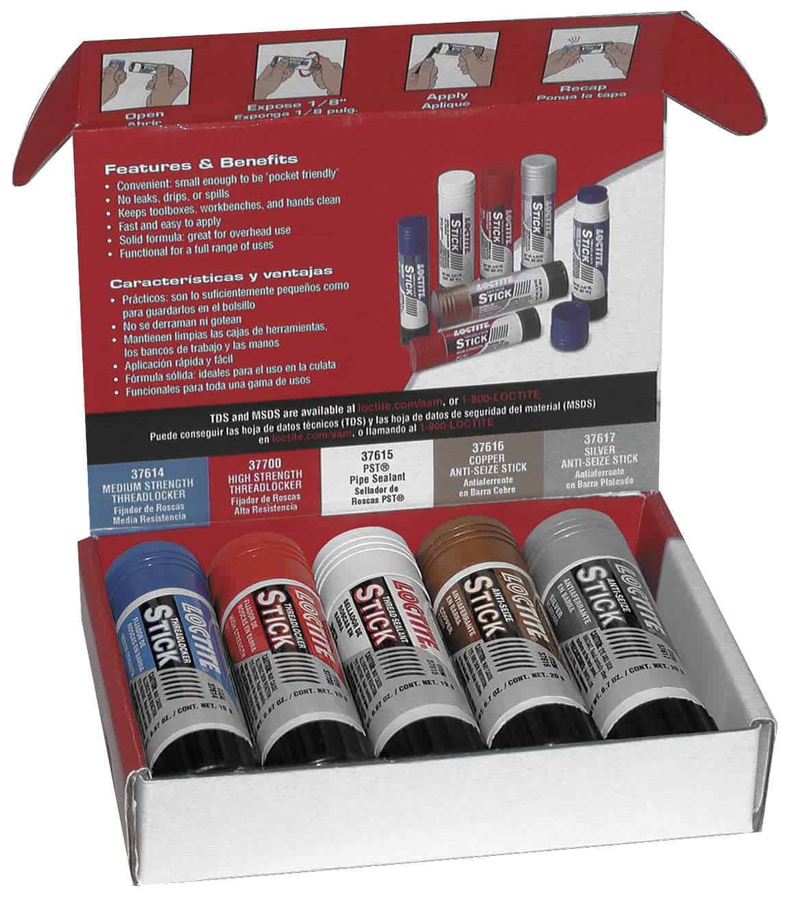 Paquete surtido de palitos de pegamento LOCTITE Thread