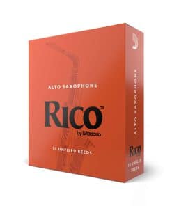 Cañas de Saxofón Alto D'Addario Rico, Fuerza 2, Paquete de