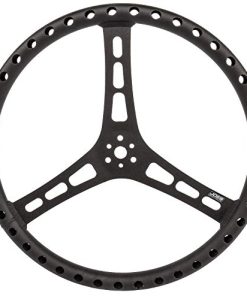 Volante Plano de 17" JOE'S, Negro