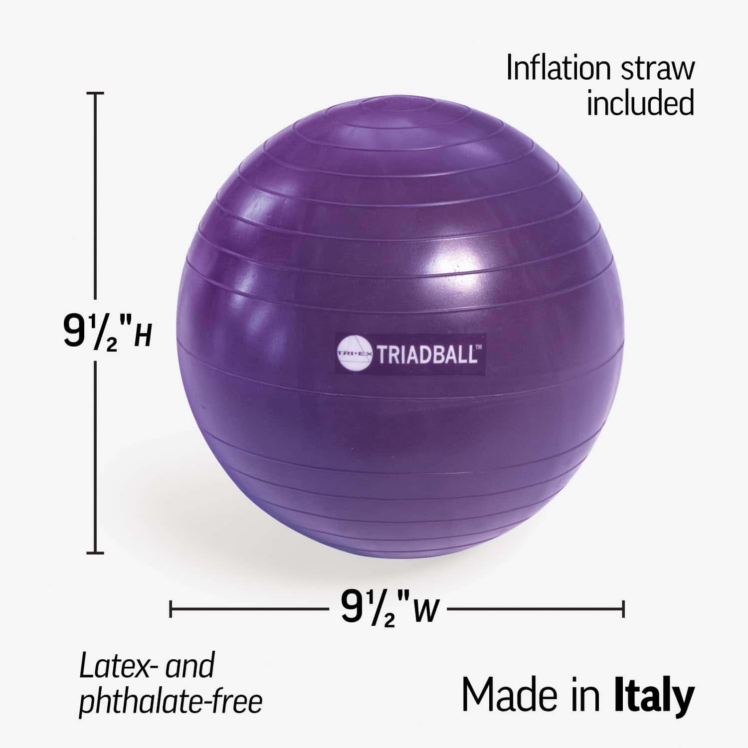 OPTP Triadball - Pelota de Pilates de 9 pulgadas de - Imagen 5