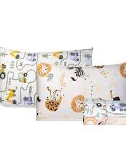 Sábana de Cama para Niños 100% Algodón 210TC, Juego de