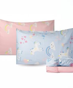 Juego de sábanas 100% algodón 210TC para niños Salt Earth,