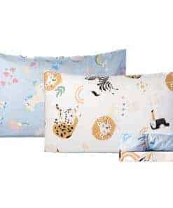 Juego de sábanas 100% algodón 210TC para -Unicornio Selva