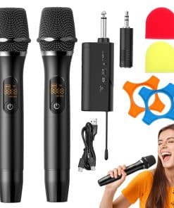 Micrófonos Inalámbricos Recargables Krissake, Profesionales