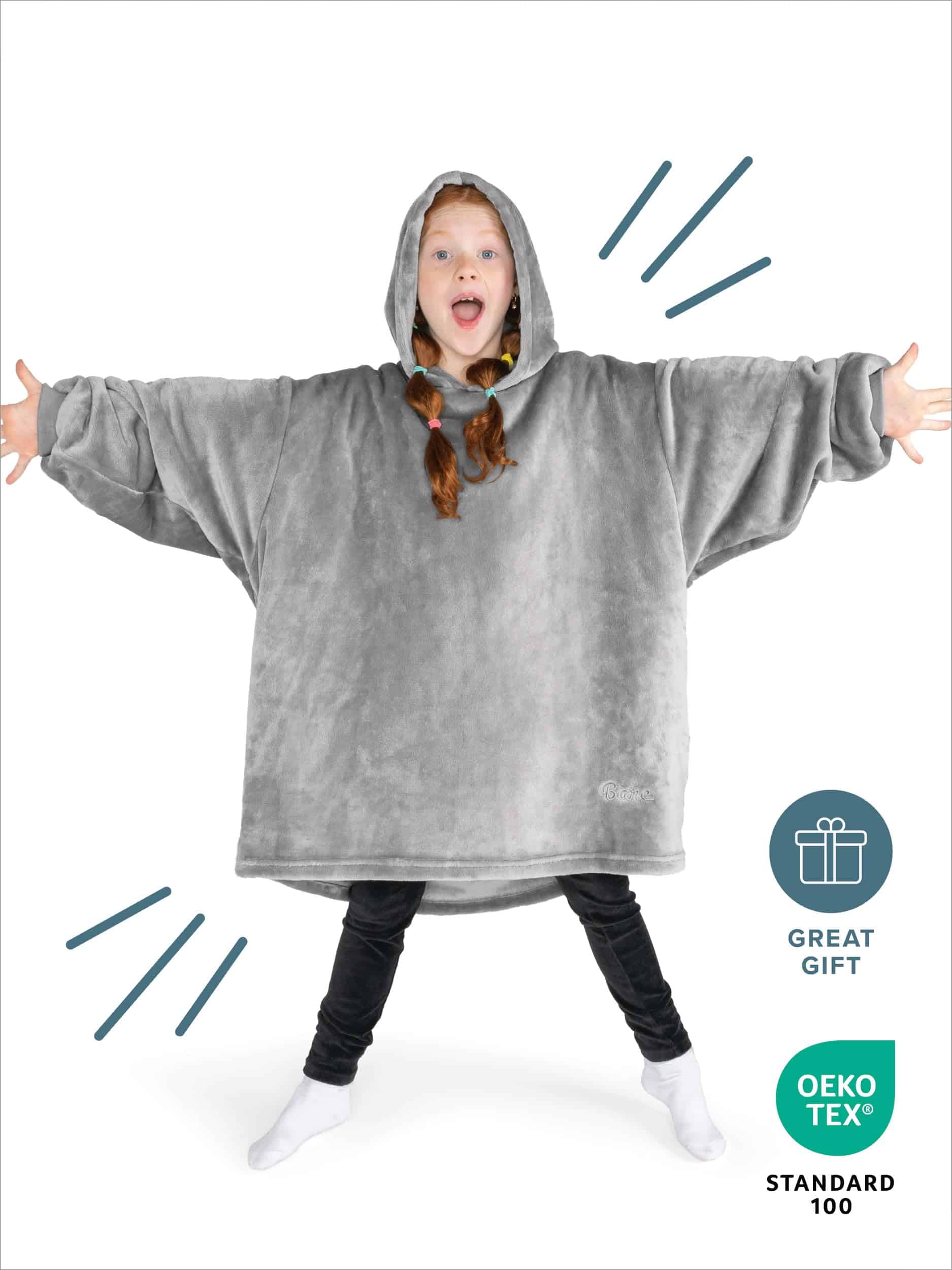 Manta Con Capucha Oversized Microplush Fleece de Bare Home - Imagen 6