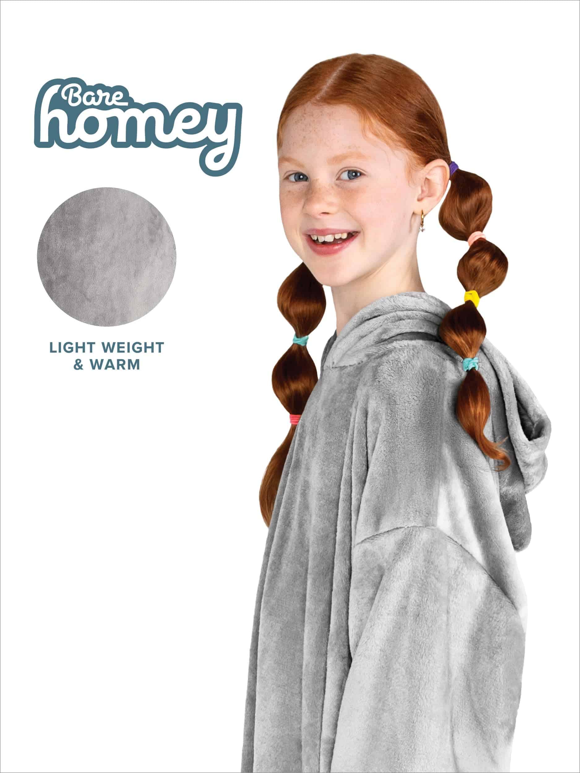 Manta Con Capucha Oversized Microplush Fleece de Bare Home - Imagen 3
