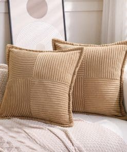 Fundas de cojín de pana Puncuntex Set de 2 Decorativas Boho