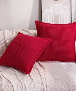 Fundas de Almohada de Tiro de Puncuntex de Pana Juego de 2