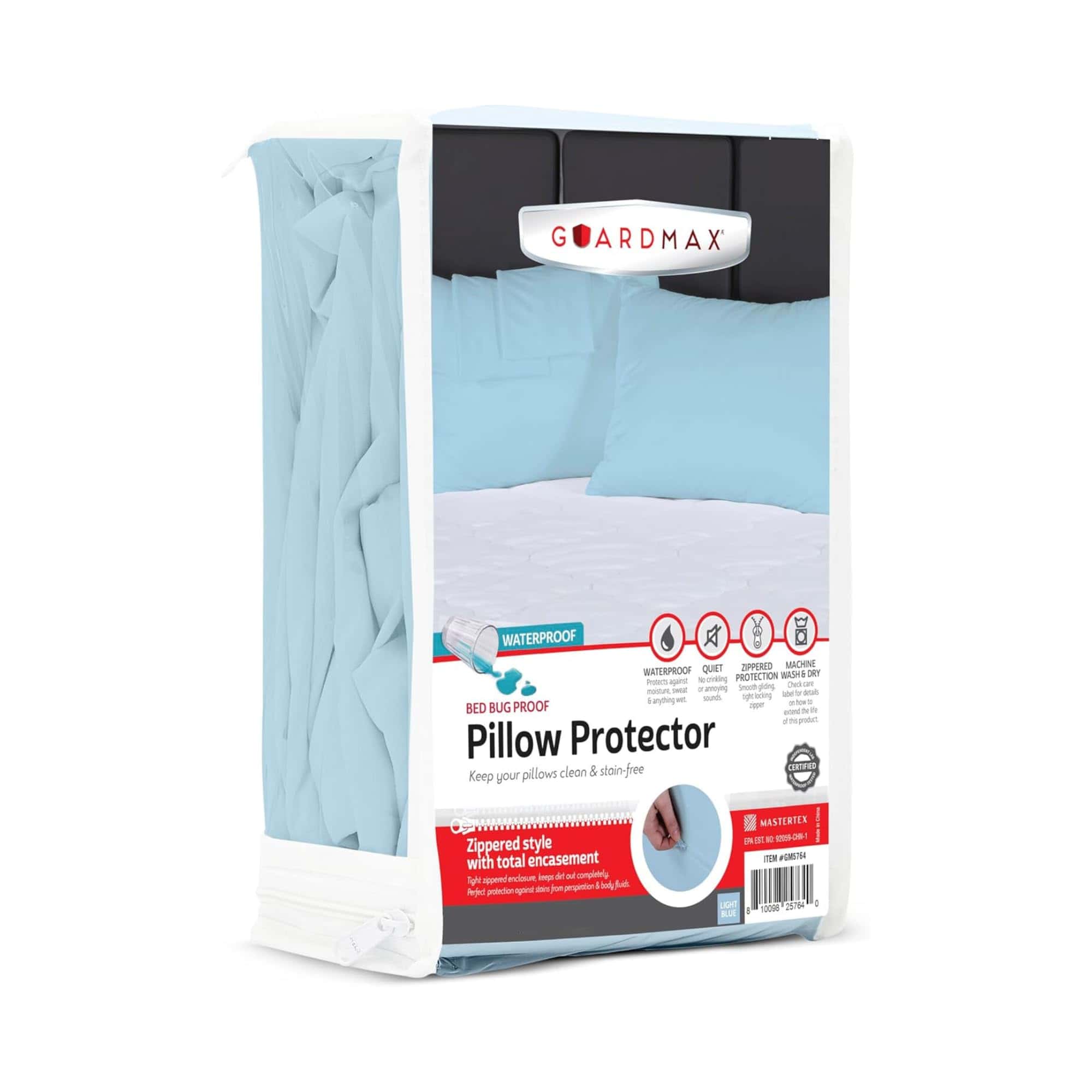 Protector de Almohada Impermeable Guardmax Azul Tamaño