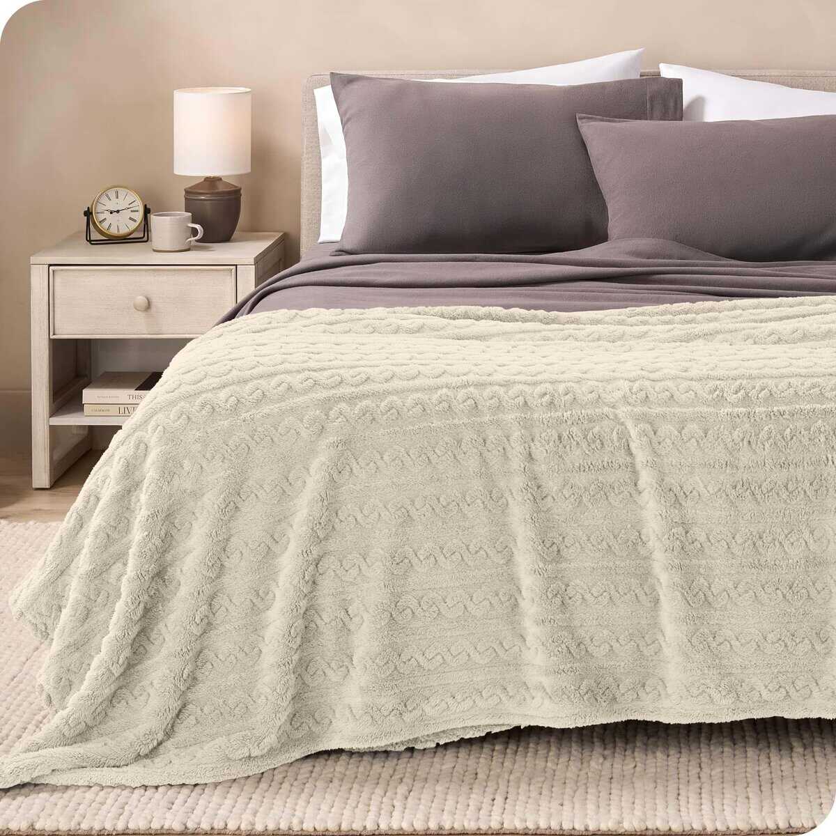 Manta de Felpa de Imitación Bare Home - Manta para Cama - Imagen 3