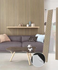 Paneles acústicos de pared de madera -Roble