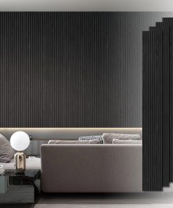 Paneles Acústicos de Pared de Madera -Negro