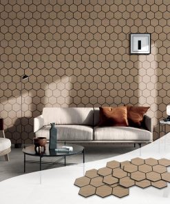 2 Piezas Paneles Acústicos Hexagonales para Decoración