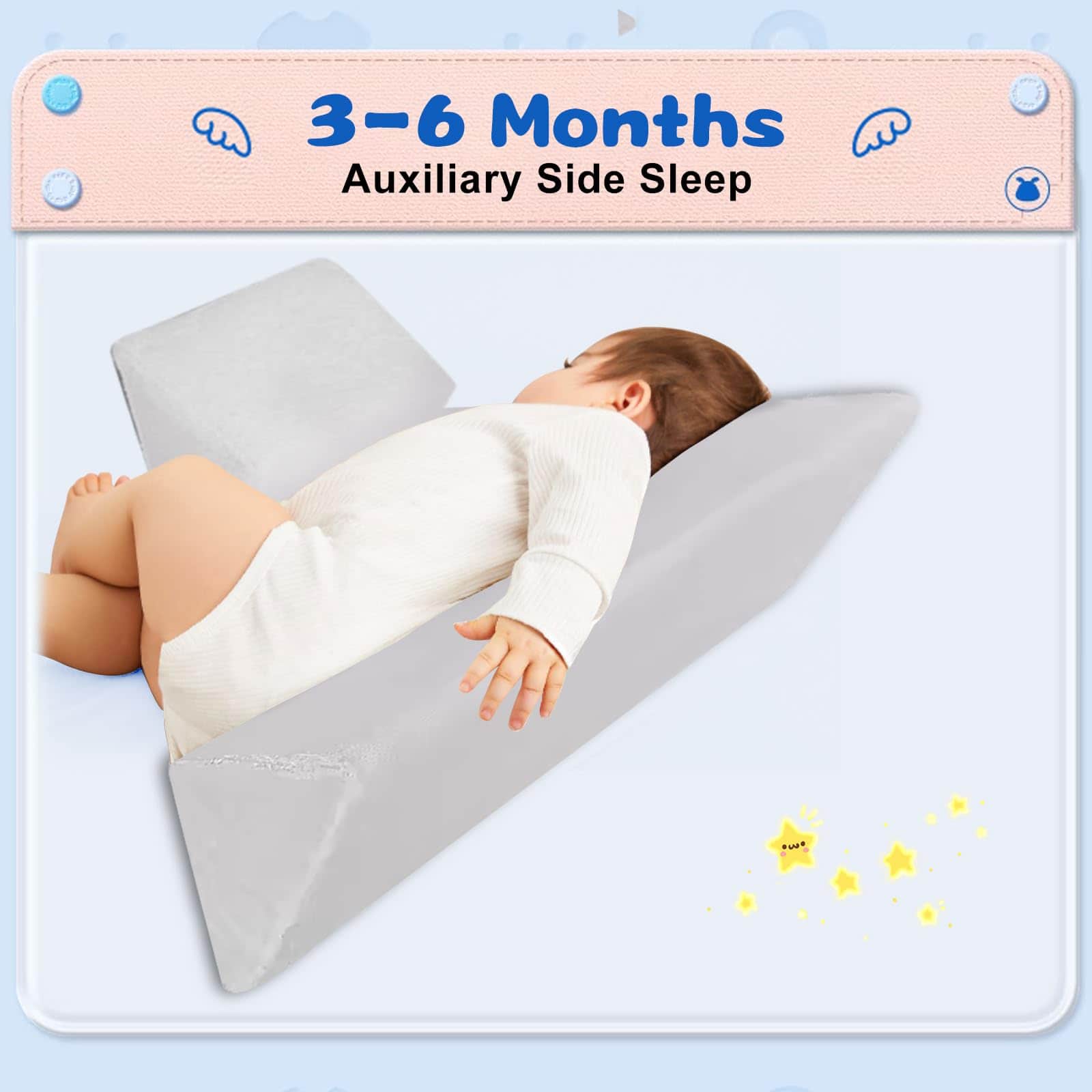 Almohada Transpirable Wudmew, Juego de -Rosa - Imagen 5