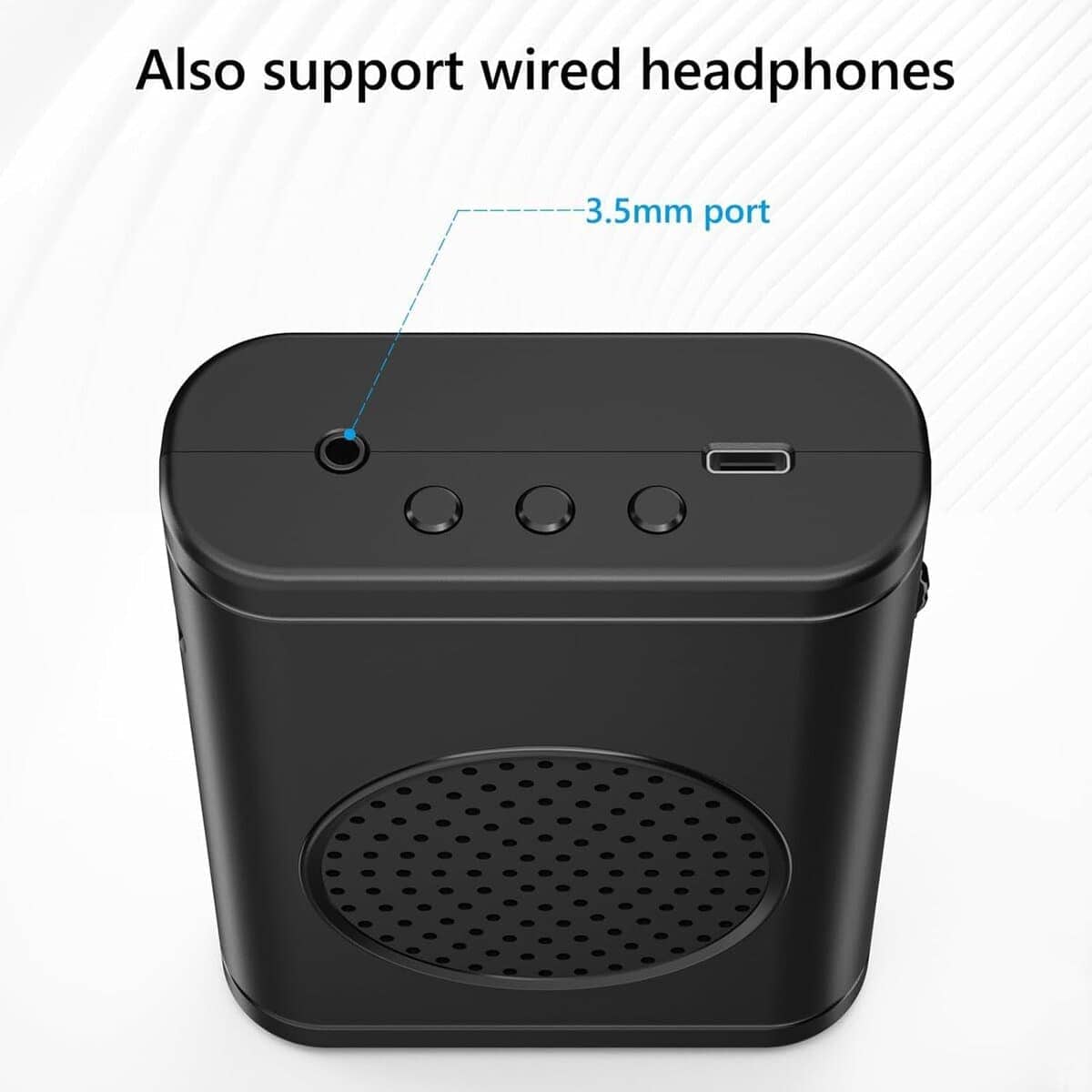 Amplificador de Voz Inalámbrico con -Negro - Imagen 9