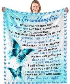 Mantas para Nieta Regalos de Abuela, Regalos para Nieta