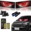Pantalla LED para Coche - Luz de Ojos del Diablo Flexible