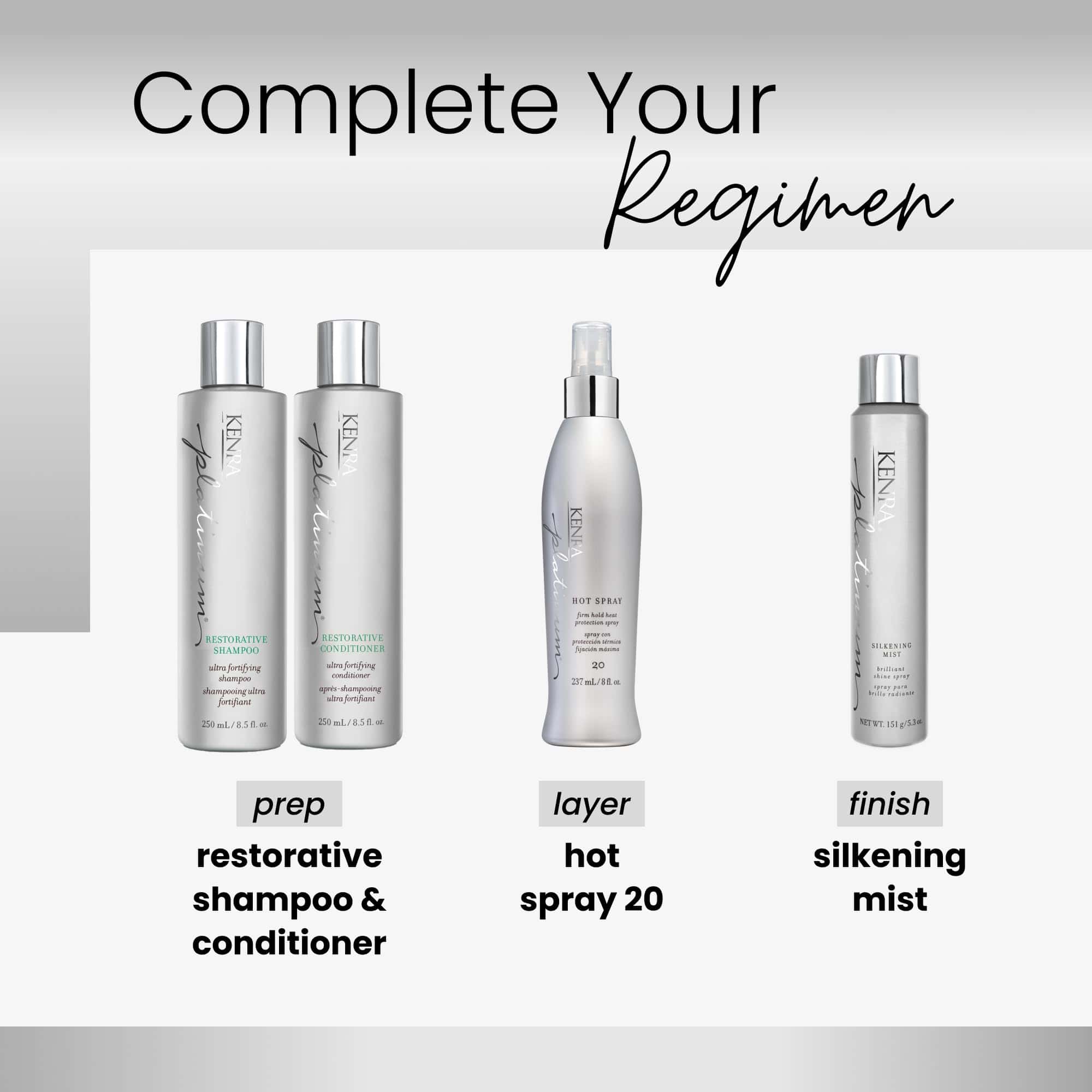 Kenra Platinum Hot Spray 20 | Protector Térmico para el - Imagen 6