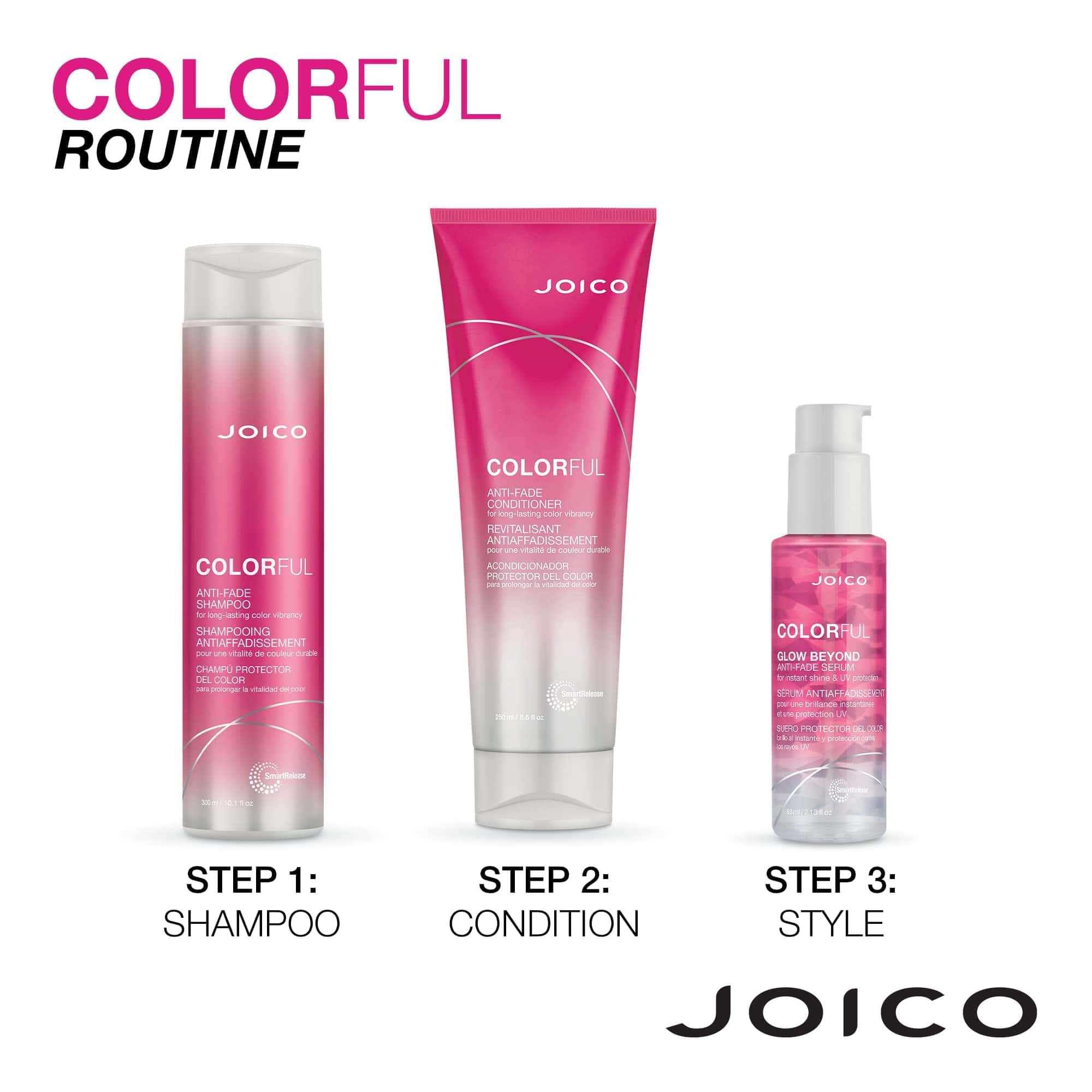 Set de Champú y Acondicionador Joico Colorful Anti-Fade - Imagen 6
