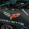 Protector de guarda fender negro para Corvette C6 2005 06