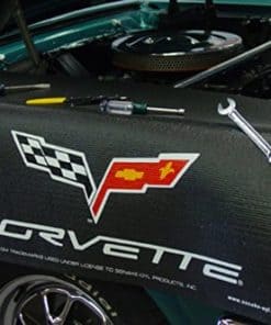 Protector de guarda fender negro para Corvette C6 2005 06
