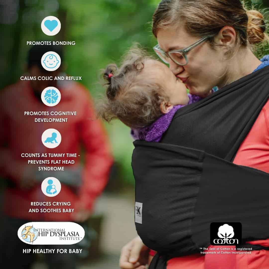 Portabebés Breeze Baby K'tan, #1 Regalo de Fular para Bebé - Imagen 5