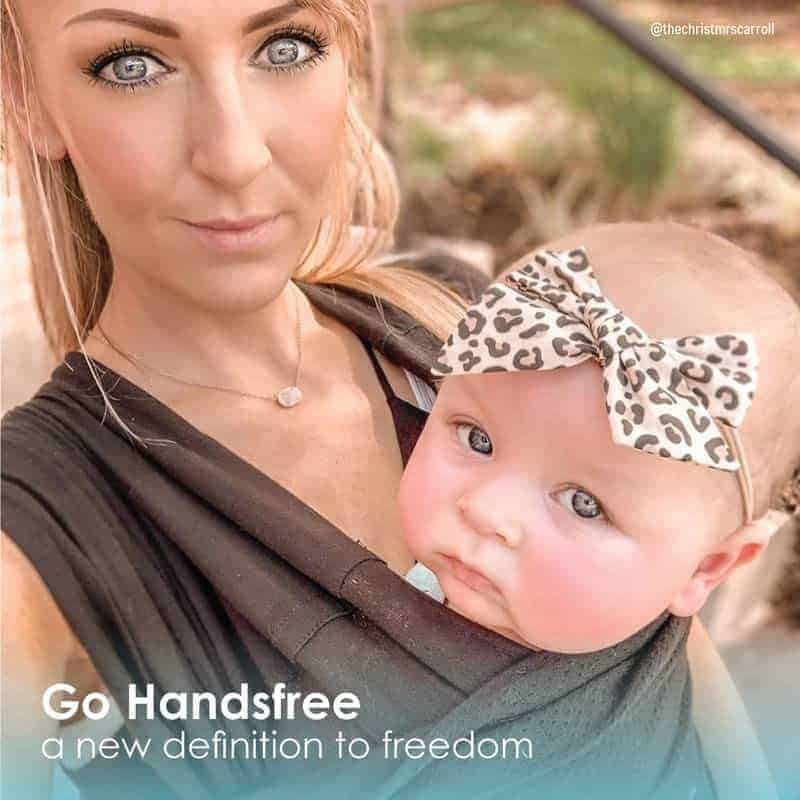 Portabebés Breeze Baby K'tan, #1 Regalo de Fular para Bebé - Imagen 9