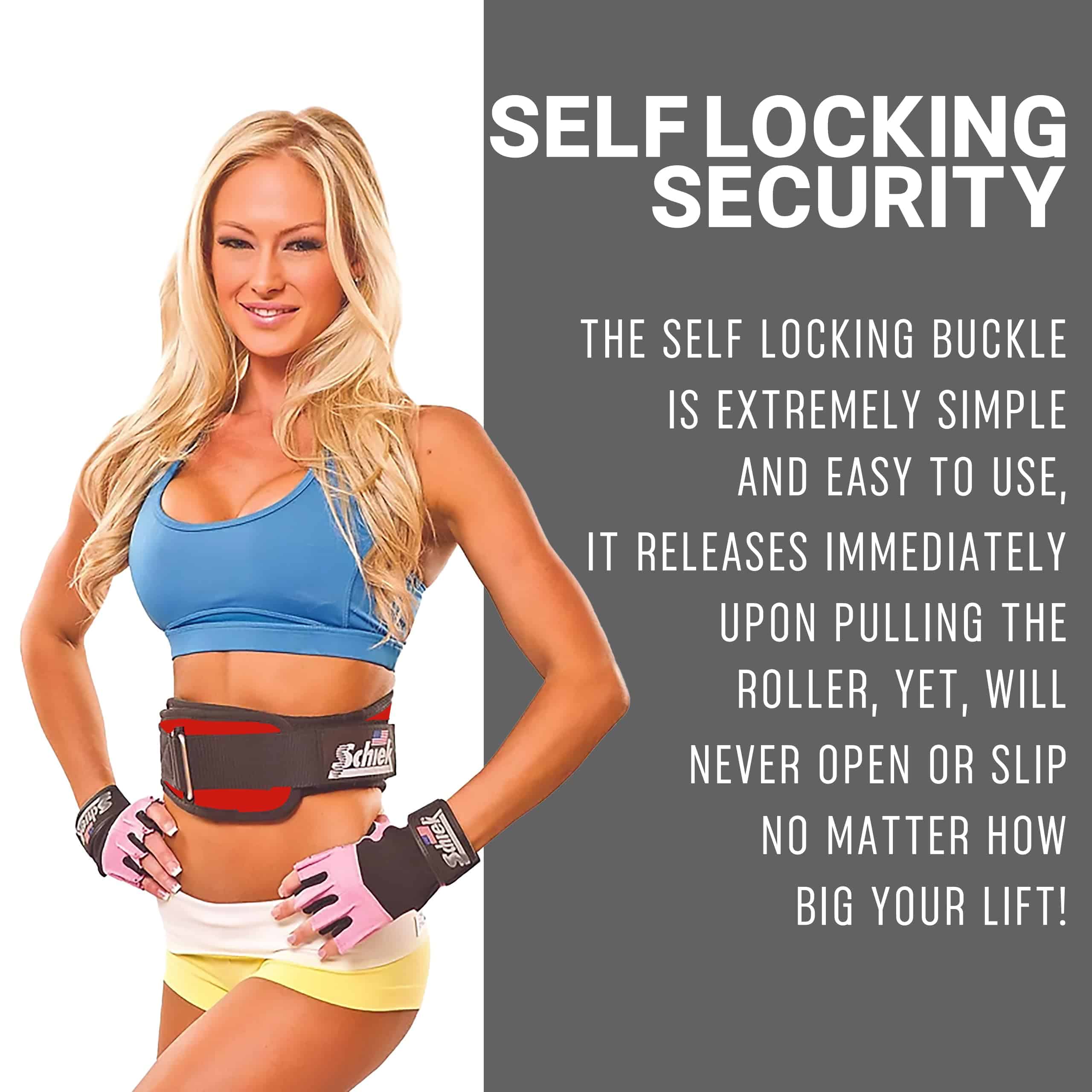 Cinturón de Levantamiento de Pesas Schiek -Rojo - Imagen 6