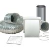 Kit de ventilación Dundas Jafine TD48PMKZW, 4 pulgadas,