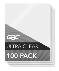 GBC Laminating Sheets, Thermal Laminating -Clear