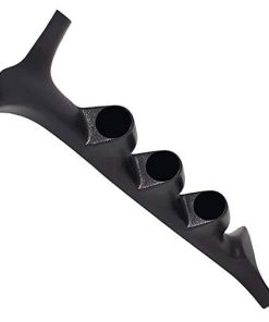 Soporte de medidores de triple pilar GlowShift negro