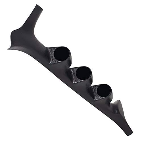 Soporte de medidores de triple pilar GlowShift negro