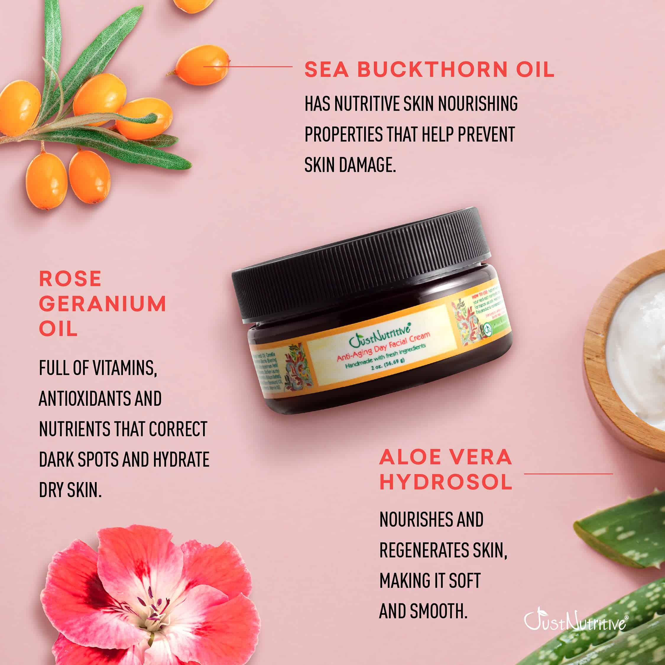 Crema Facial Anti-Envejecimiento Just Nutritive | Mejor - Imagen 4