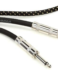 Cable de guitarra de tela Hosa 3GT-18C4 - Recto a recto -
