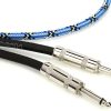 Cable de Guitarra de Tela Hosa 3GT-18C1 - Recto a Recto -