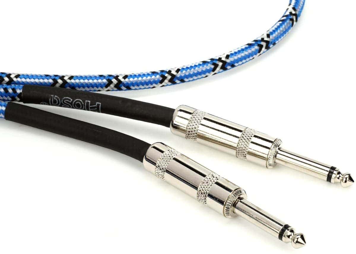 Cable de Guitarra de Tela Hosa 3GT-18C1 - Recto a Recto -