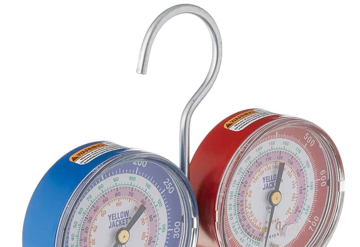 Manifold Yellow Jacket 42001 con 3-1/8" Manómetros - Imagen 3