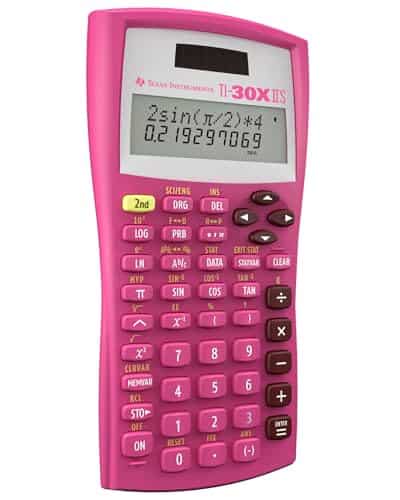 Calculadora Científica de 2 Líneas Texas -Rosa - Imagen 3