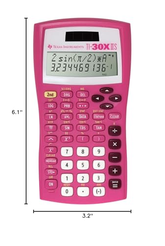 Calculadora Científica de 2 Líneas Texas -Rosa - Imagen 10
